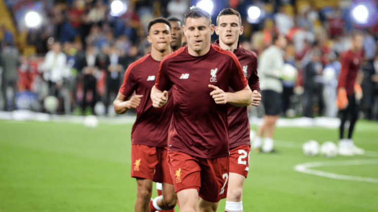 James Milner training