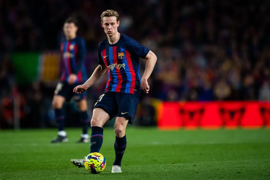 Kobbie Mainoo Can Be Frenkie de Jong Alternative for Man United 2 Frenkie de Jong, who Mainoo has been called similar to.