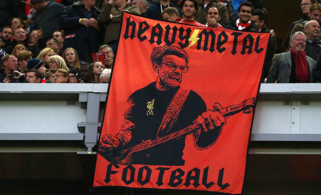 Jurgen Klopp Heavy Metal flag