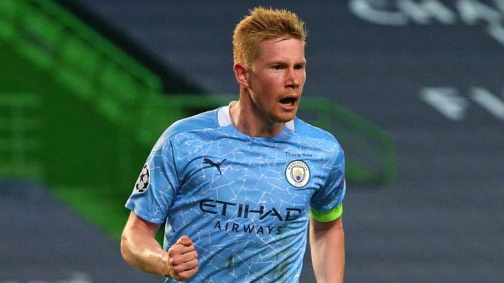 Kevin De Bruyne playing in empty stadium