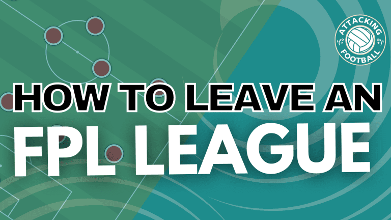 How to leave a League in FPL (Fantasy Premier League)