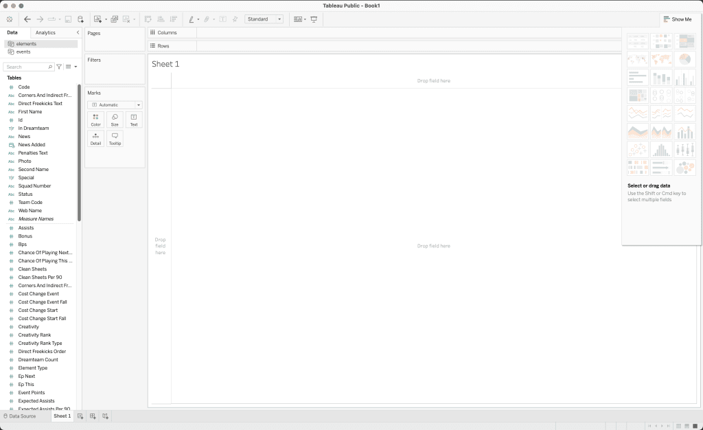 How to Visualise Data from the FPL API using Python and Tableau 7 image 27