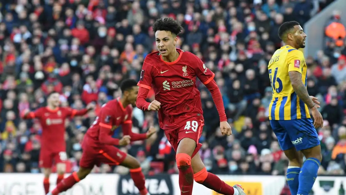 Kaide Gordon: What Has Happened with Liverpool's Promising Star? 2 Kaide Gordon Celebration