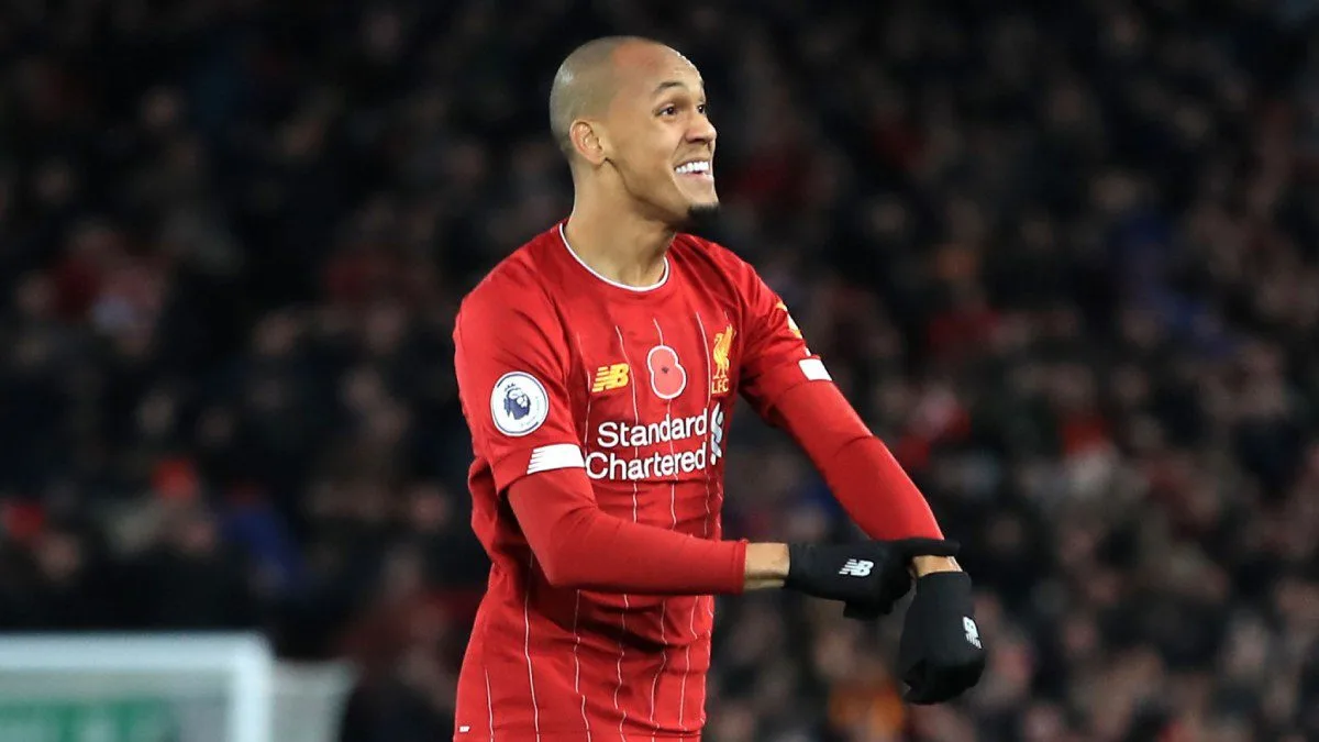 2019/2020 Premier League Fabinho celebration