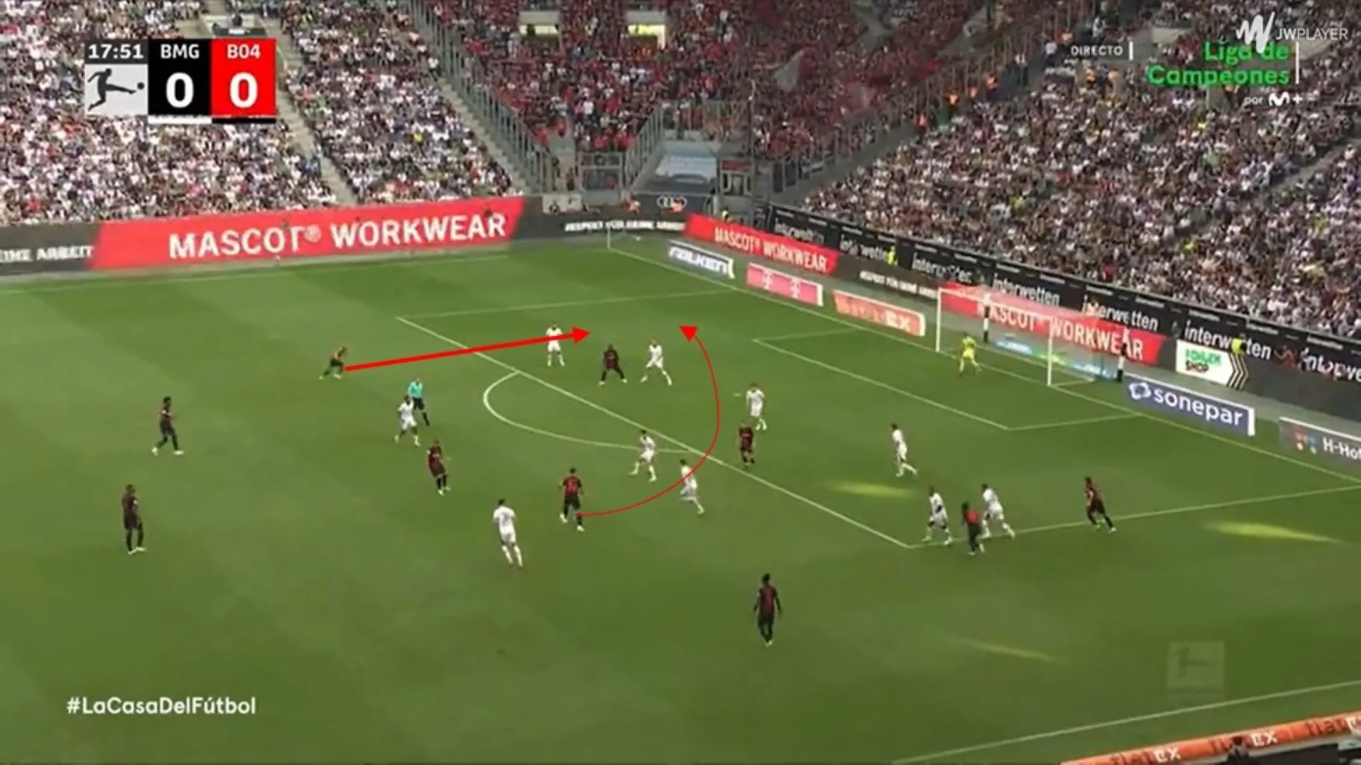 Leverkusen vs Gladbach sequence