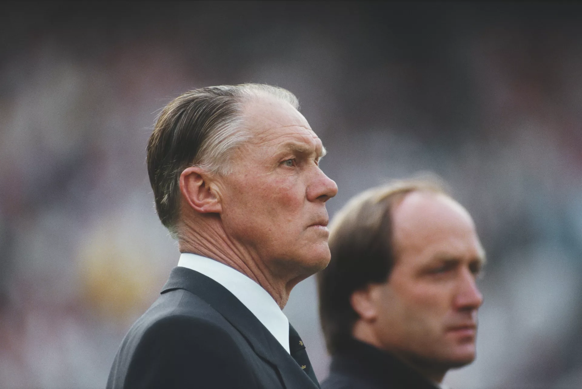 Rinus Michels as Holland manager