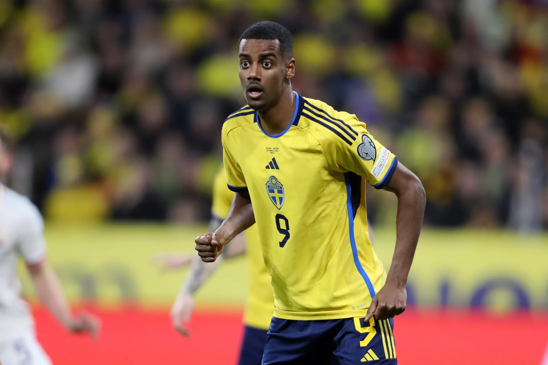 Alexander Isak of Sweden