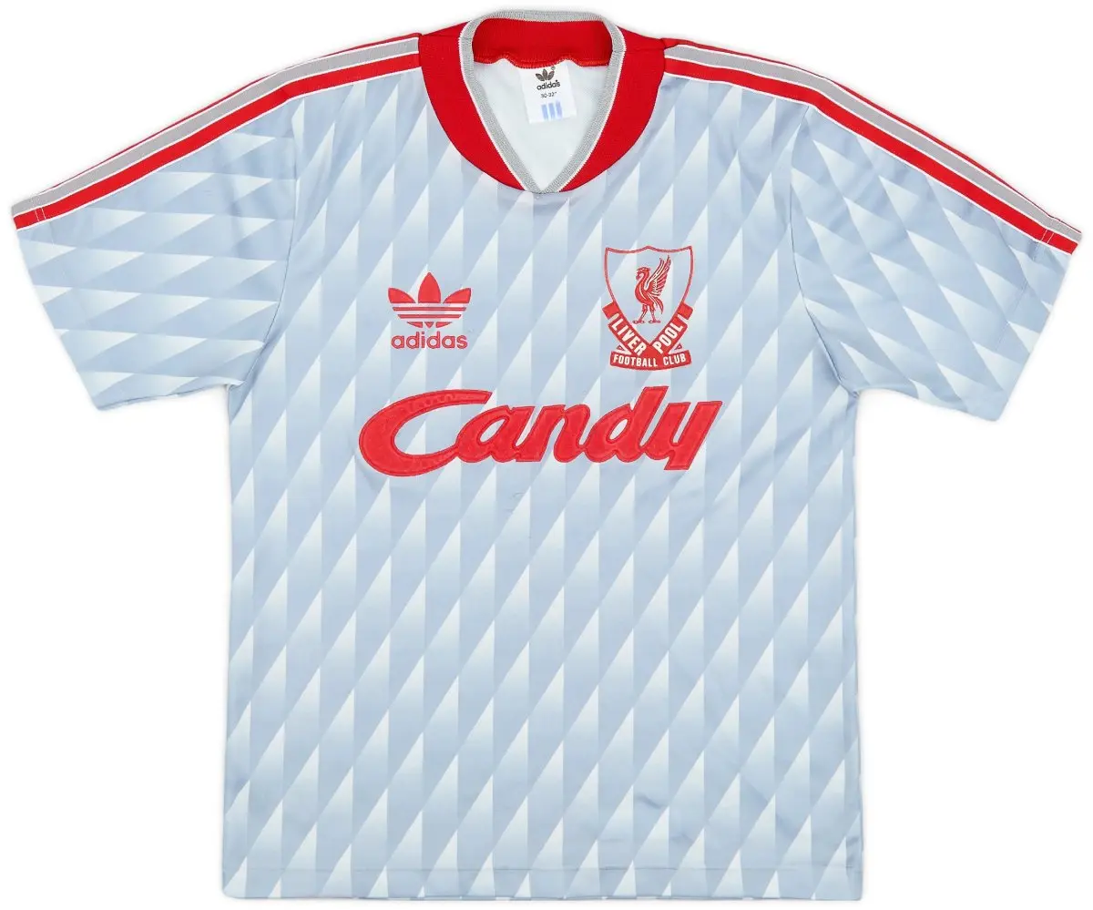 The 10 Best Vintage Liverpool Jerseys Of All Time & Where to Get 7 Vintage Candy away shirt