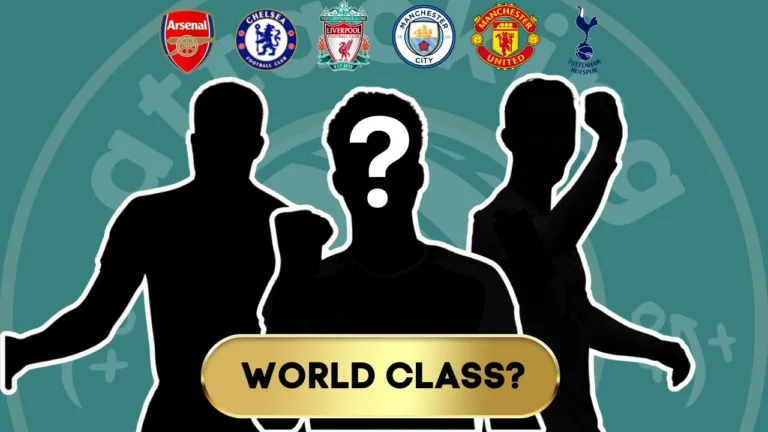 world-class players in the Big 6 greyed out with club badges on top