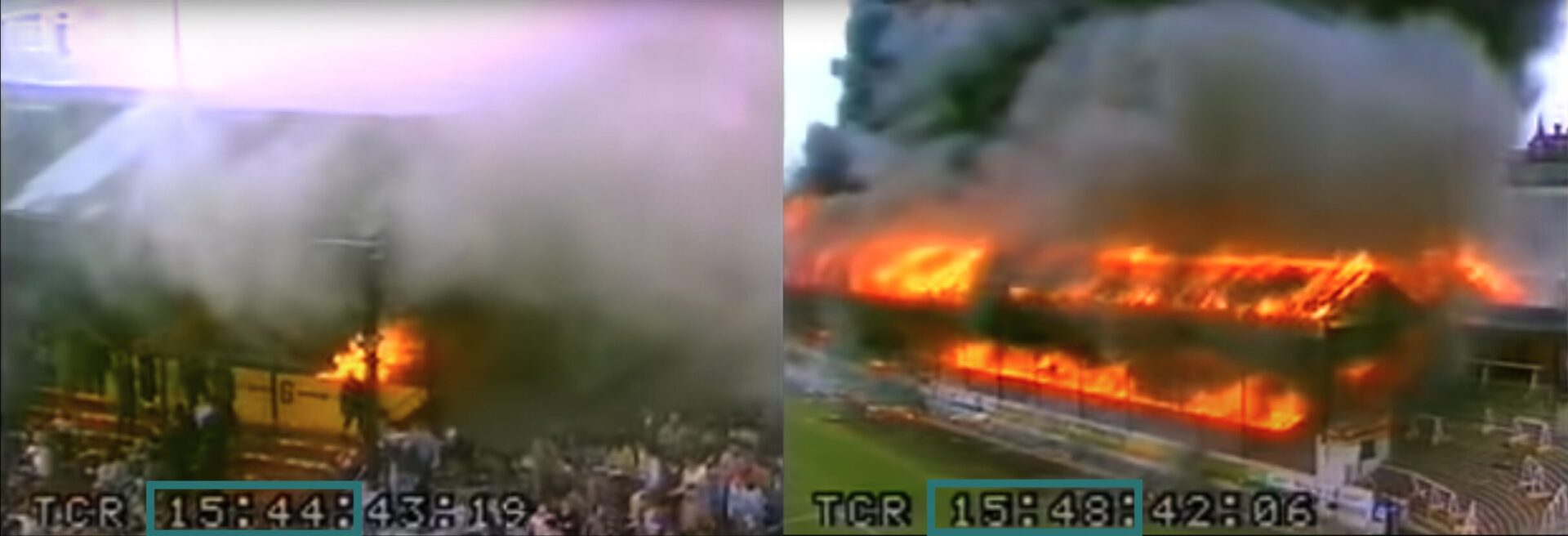 Screenshots from Bradford City Fire