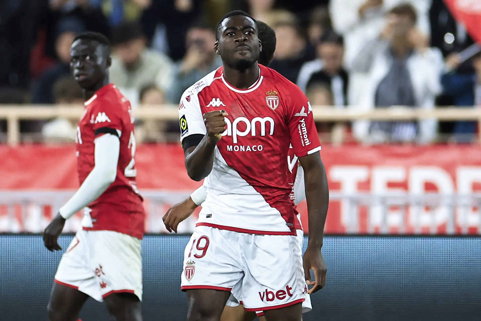 Youssouf Fofana celebrating a goal