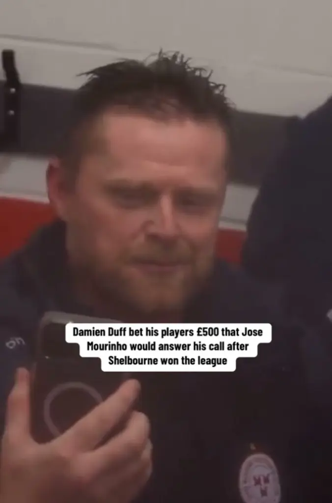 Damien Duff and The Growth of the League of Ireland 2 Damien Duff Jose Mourinho Phone Call