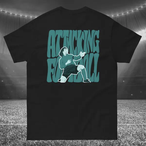 Attacking Football Batigol Embroidered Logo T-Shirt