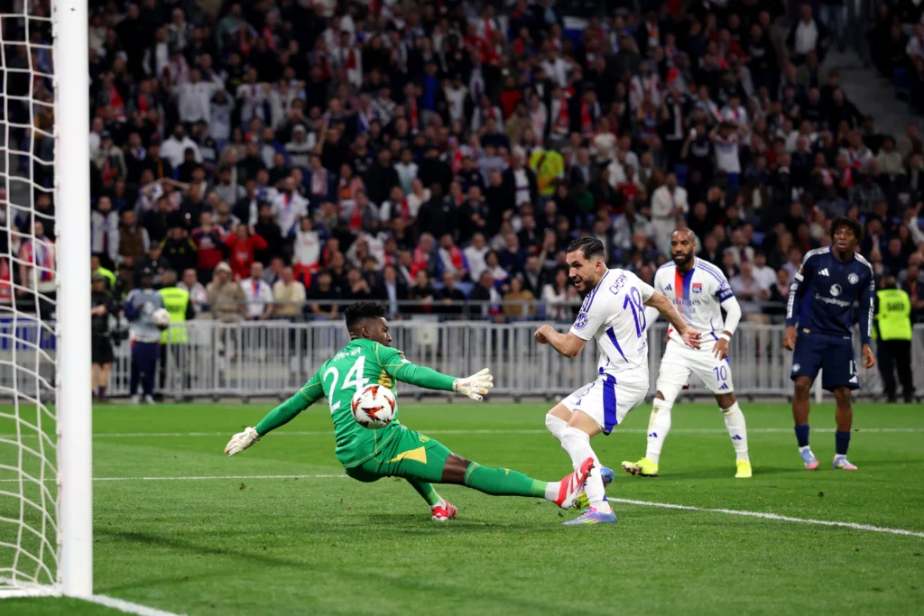 Andre Onana Under Fire But Links to Saudi Arabia Unfounded 2 olympique lyonnais v manchester united uefa europa league 2024 25 quarter final first leg