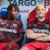 Wirtz and Frimpong sit on bench pre-match