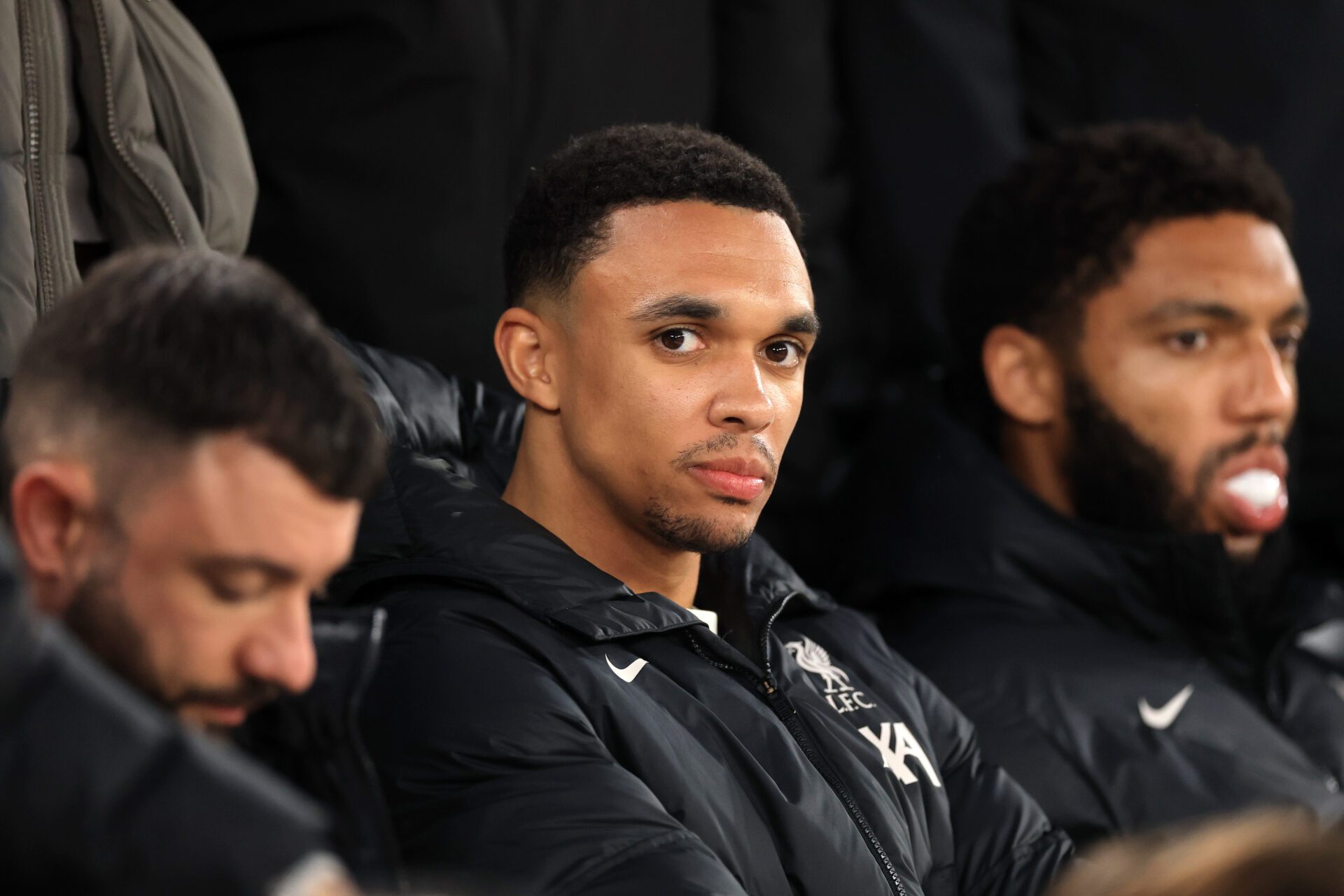 Trent Alexander Arnold on bench vs Everton