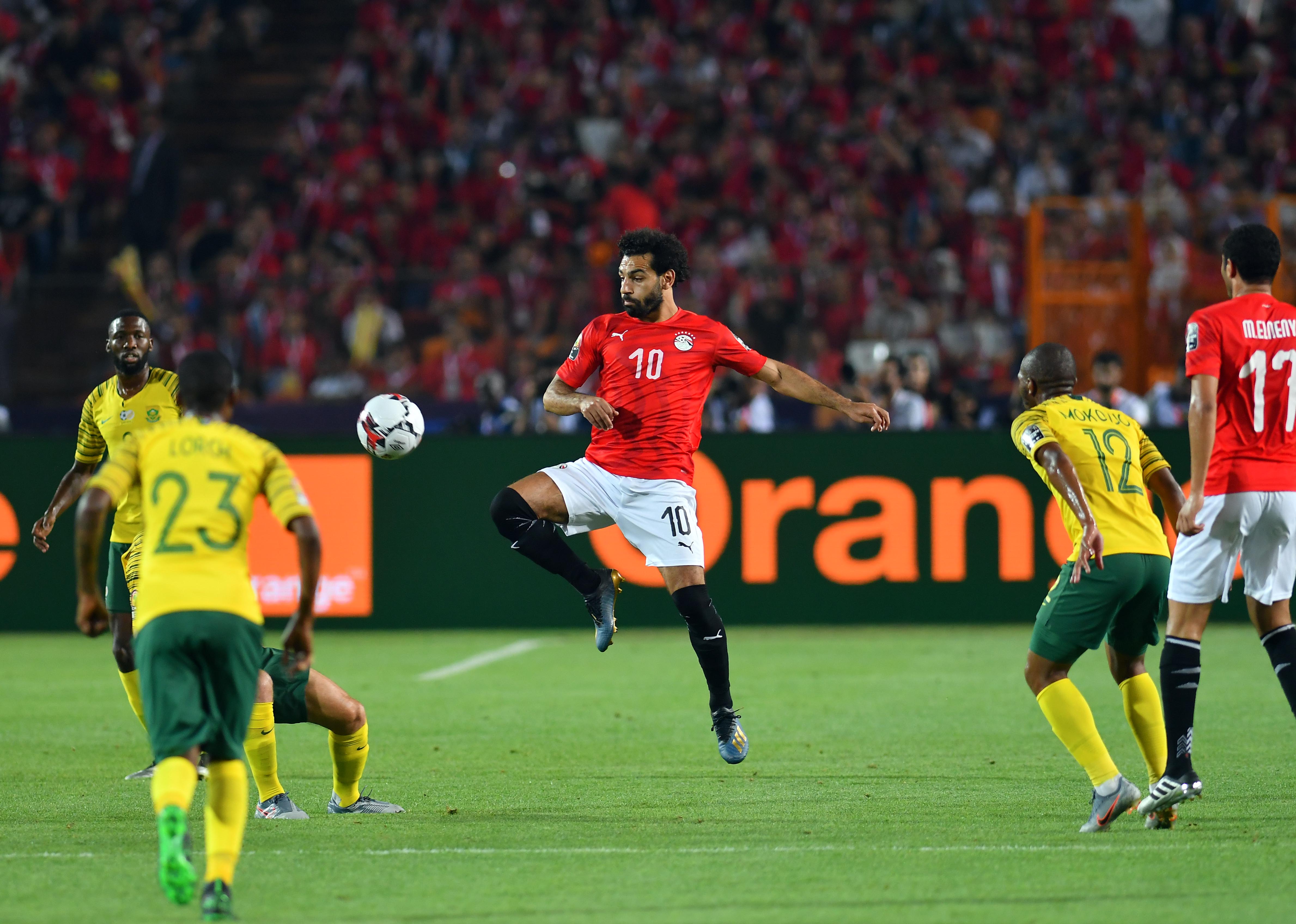 Mohamed Salah AFCON 2019 against South Africa