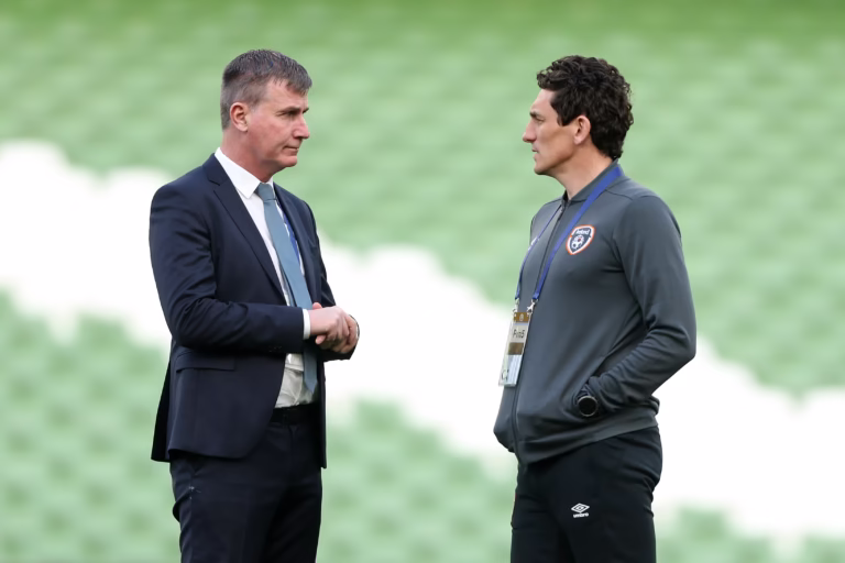 Keith Andrews with Stephen Kenny