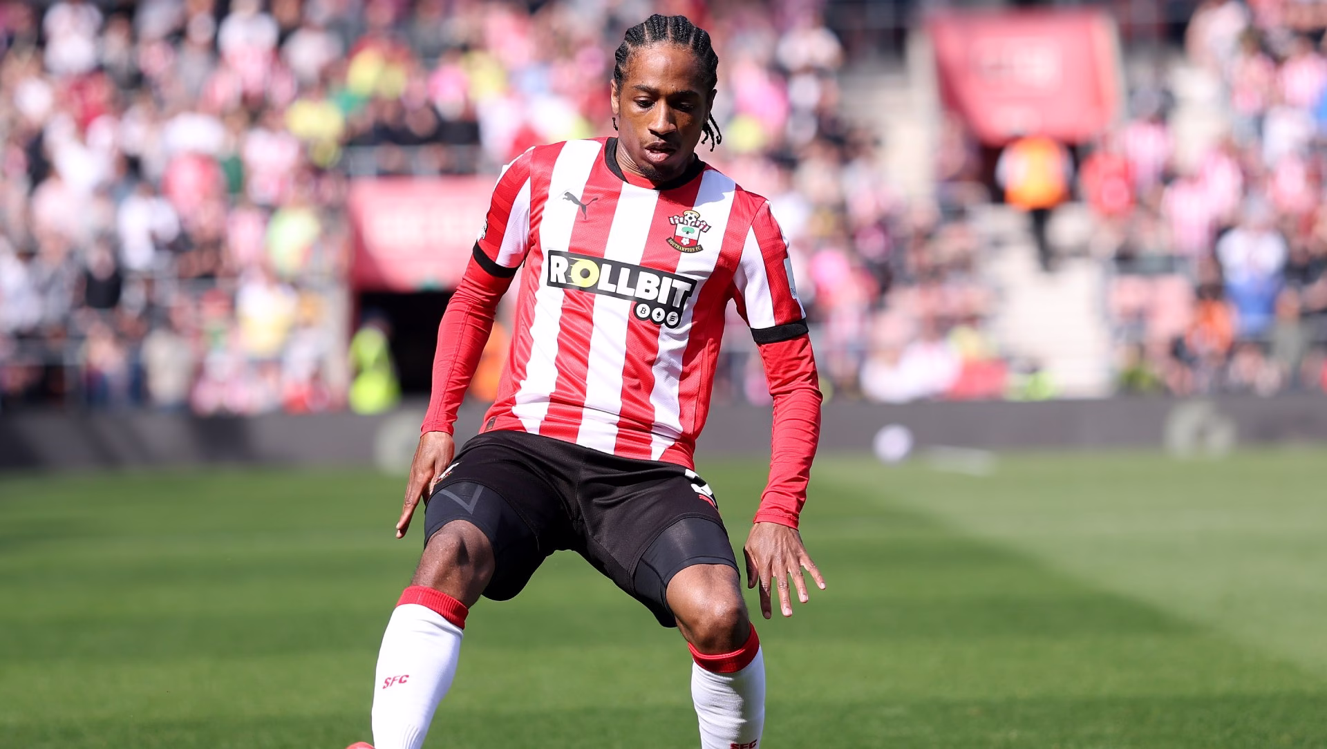 Kyle Walker-Peters playing for southampton