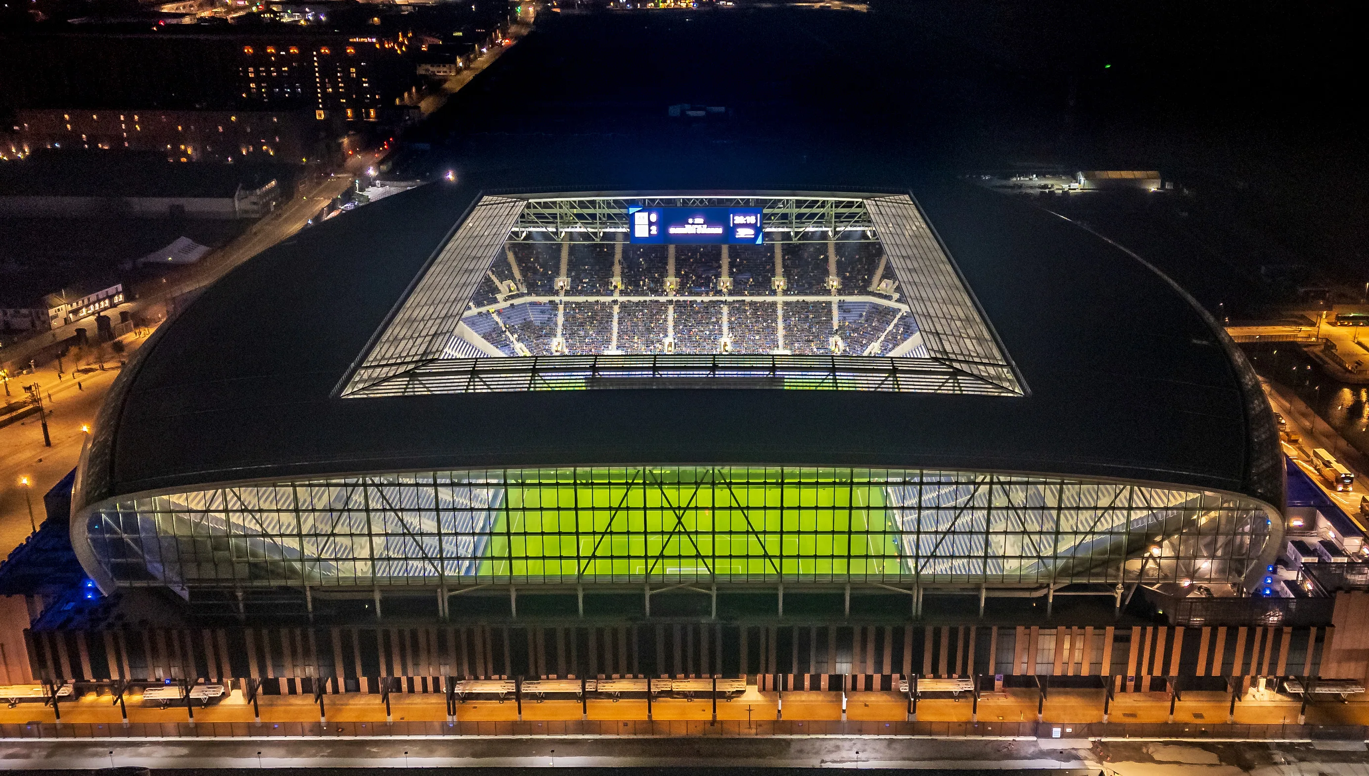 new everton stadium holds first test event