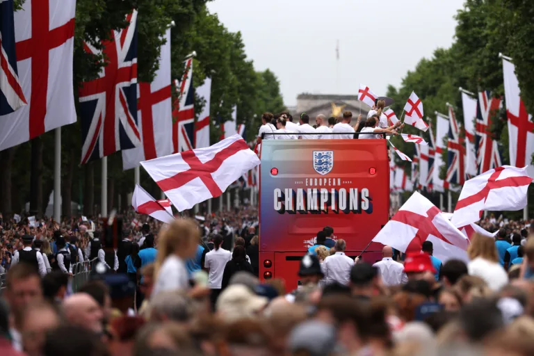 England Womens Lionesses Trophy Parade