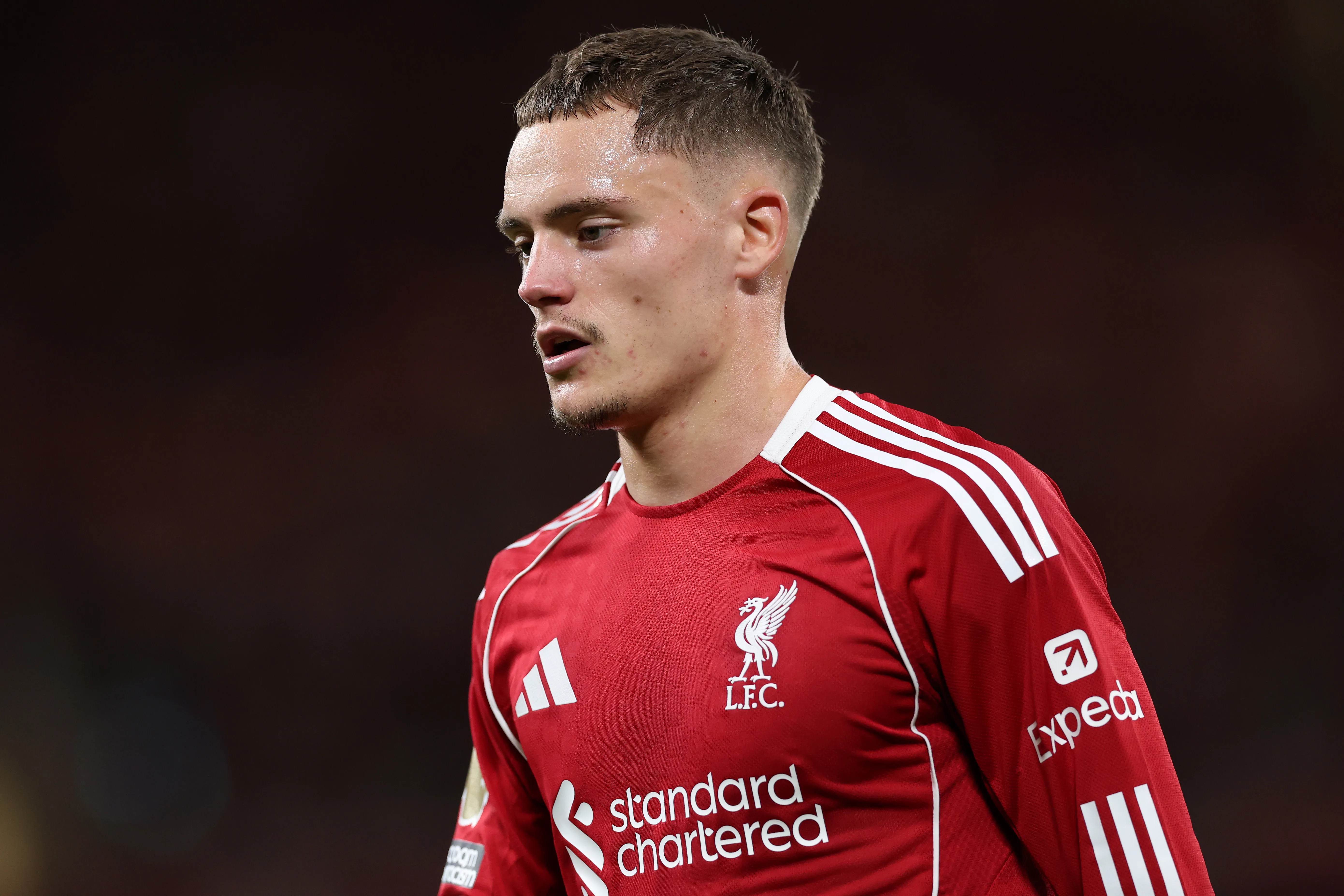 Florian Wirtz in action for Liverpool against Bournemouth in Premier League opener