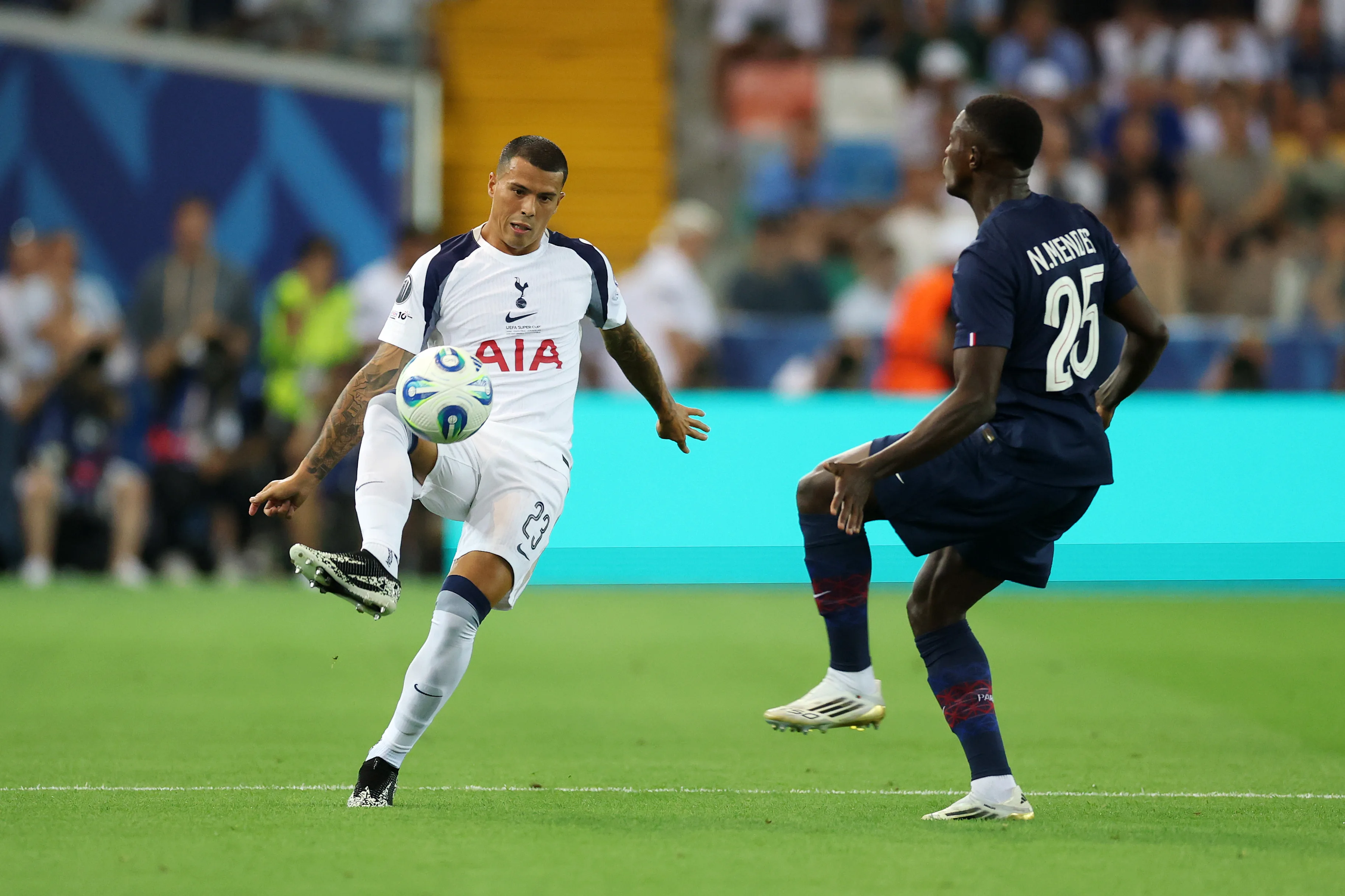 paris saint germain v tottenham hotspur uefa super cup 2025