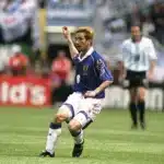 Japan midfielder Nakata in the 1998 WC