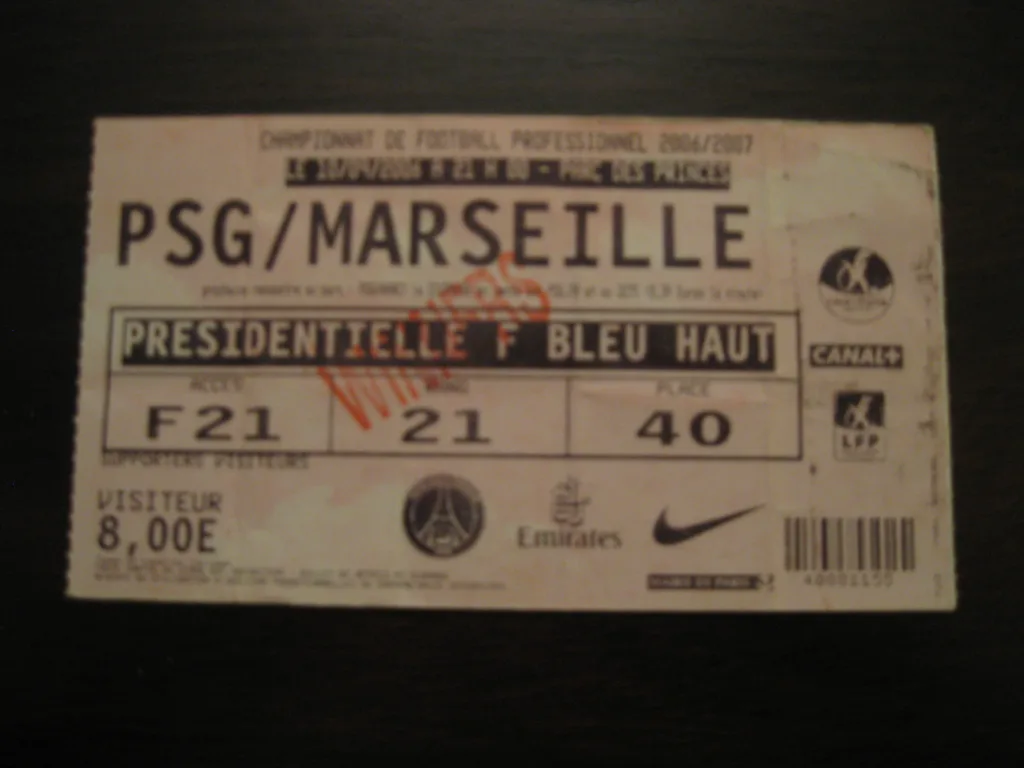 Paris SG Olympique de Marseille 2006 2007 1